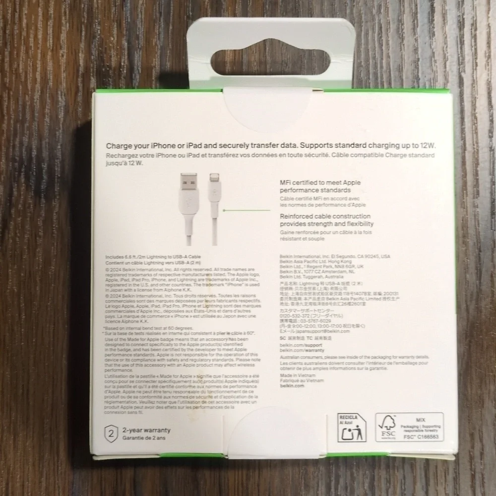 Belkin BoostCharge Lightning to USB-A Cable